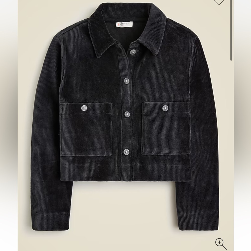 Crewcuts NWT girl's long sleeve corduroy shirt-jacket